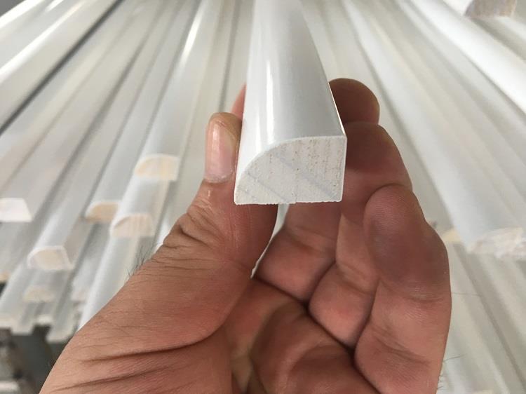 glossy shoe moulding