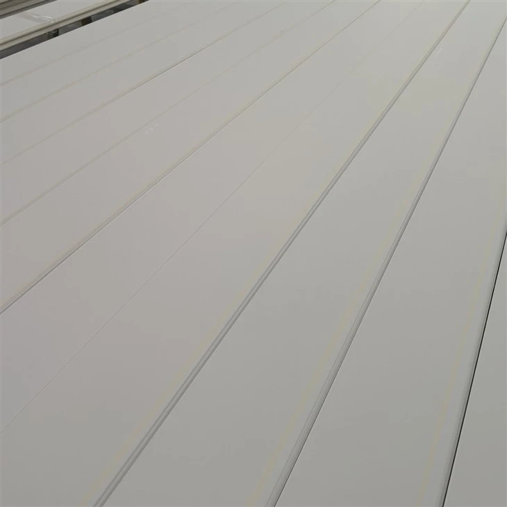 1x6x8 Wood Panel White Primed Interior Decorative Wood Shiplap Or Wainscoting