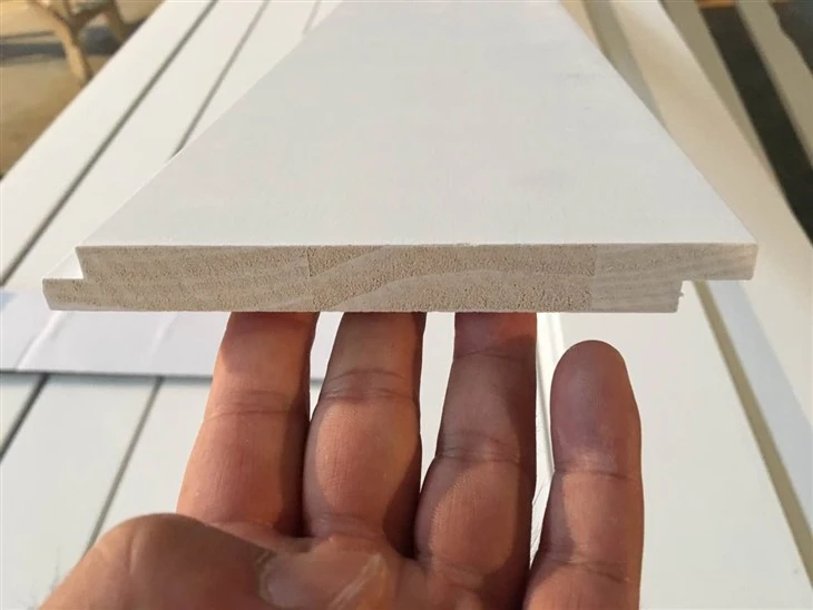 First Class White Primed Wood Wall Panel