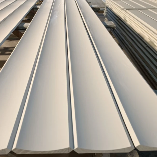 Good Quality White Primed Wooden Crown Mouldings For Ceiling