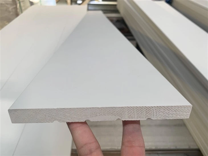 Pre-finished White Primed Radiata Pine Flat Door Frame Jamb