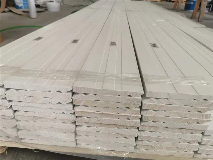Primed Finger-Jointed Base Moulding WM 5180 9/16 In. X 5-1/4 In. X 96 In.