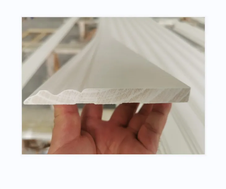 Primed Finger-Jointed Base Moulding WM 5180 9/16 In. X 5-1/4 In. X 96 In.