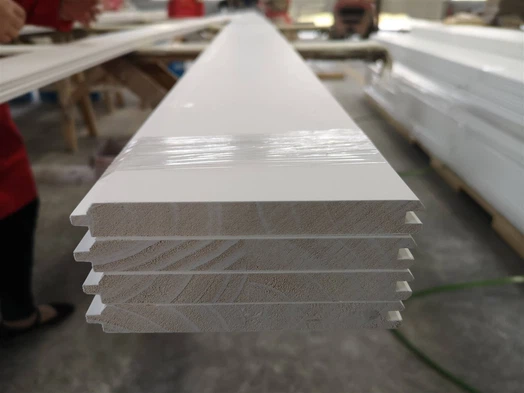 White Primed Shiplap Wall Panels
