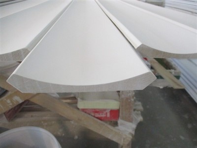 Contemporary Primed Wooden Crown Mouldings For Ceiling
