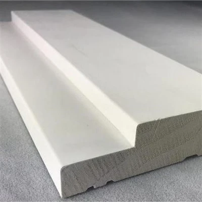 Super High Quality White Gesso Coated Wood Door Frames For Doors