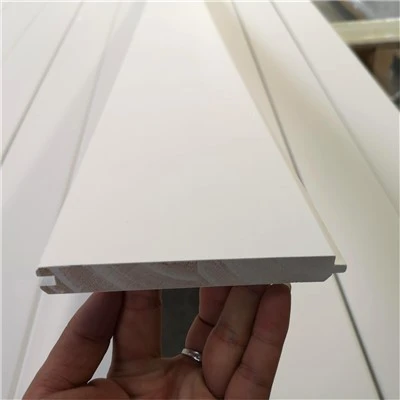 White Primed Wood Nickel Gap Shiplap