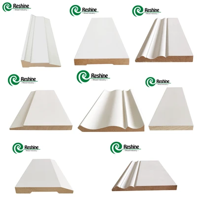 White Primed Wood Pine And MDF Moulding