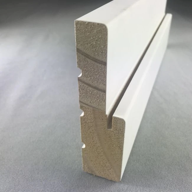 Top Tier Quality White Gesso Coated Exterior Wood Door Frames For Doors