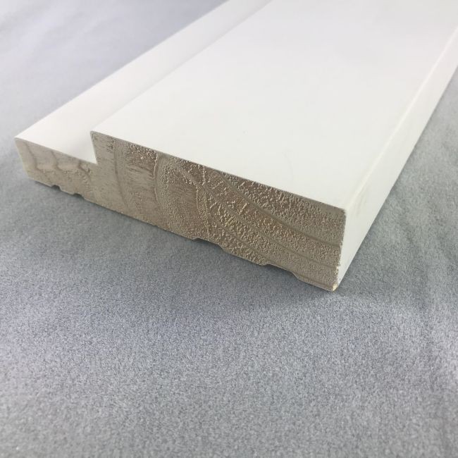 Top Tier Quality White Gesso Coated Exterior Wood Door Frames For Doors