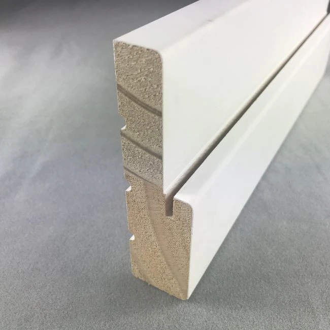 Top Tier Quality White Gesso Coated Exterior Wood Door Frames For Doors