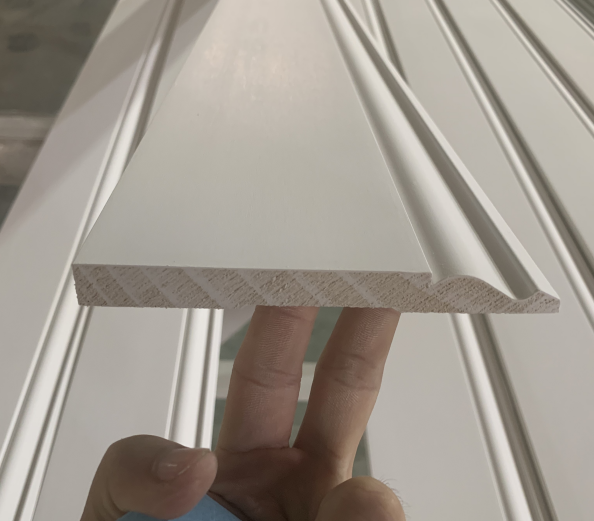 Top Tier White Primed Wood Wall Panel