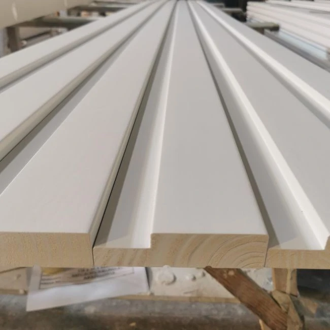 White Gesso Coated Wood Door Flat Or Single Rabbated Door Jamb