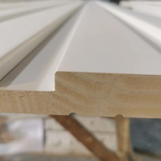 White Gesso Coated Wood Door Flat Or Single Rabbated Door Jamb