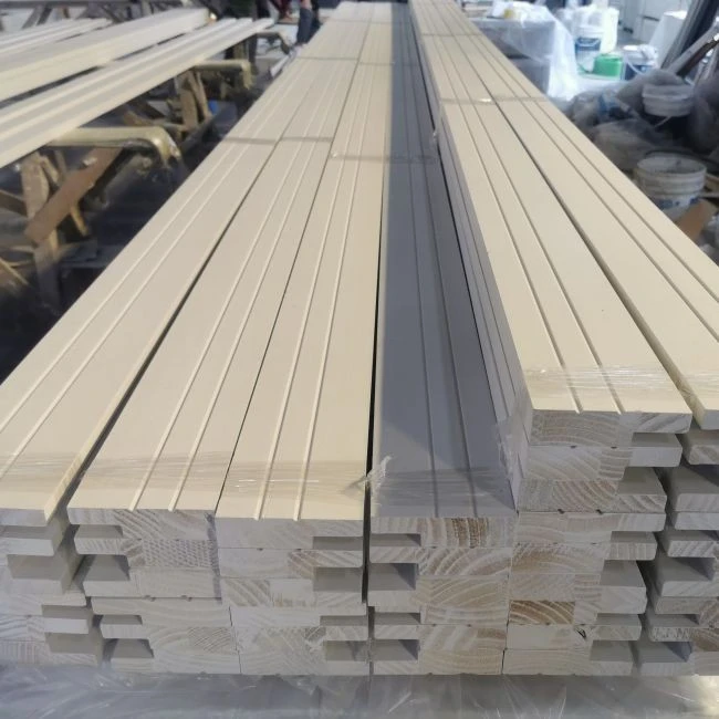 White Gesso Coated Wood Door Flat Or Single Rabbated Door Jamb