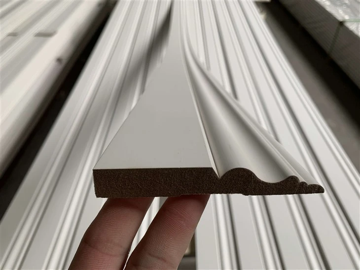 White Primed 329MUL MDF Baseboard