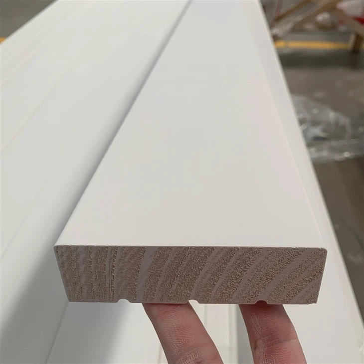 White Primed Pine FJ Wood Flat Door Frame Jamb