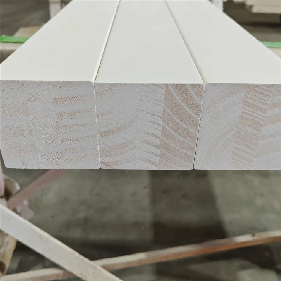 White Primed Pine Square Newel Post