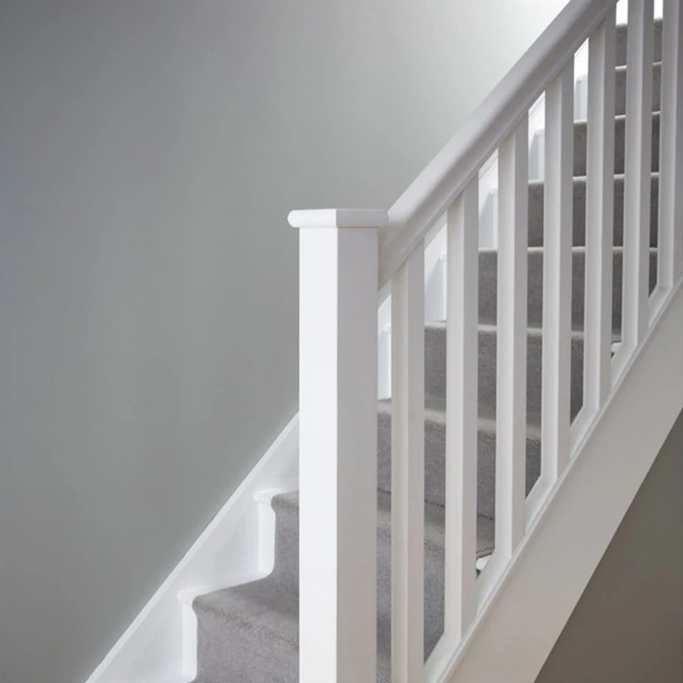 White Primed Pine Square Newel Post