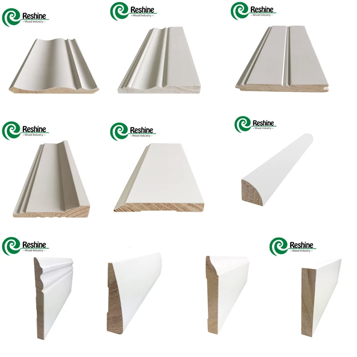 White Primed Wood Pine And MDF Moulding