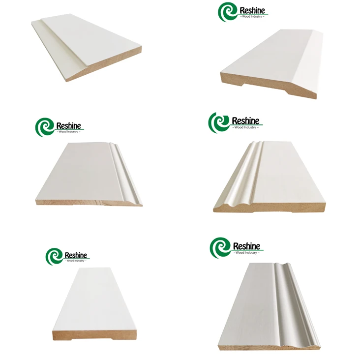 White Primed Wood Pine And MDF Moulding