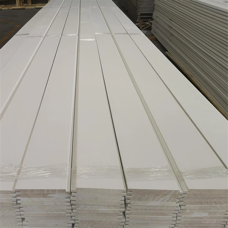White Primed Shiplap Wall Panels