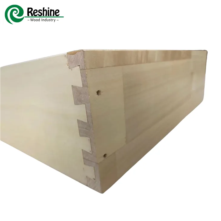Wood UV Painted Poplar Drawer Side Board