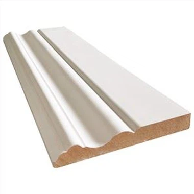 Decorative White MDF Skirtings Baseboard