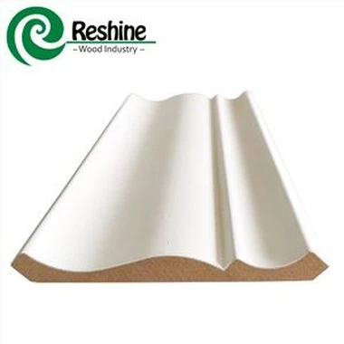 White Primed MDF Moulding Baseboard