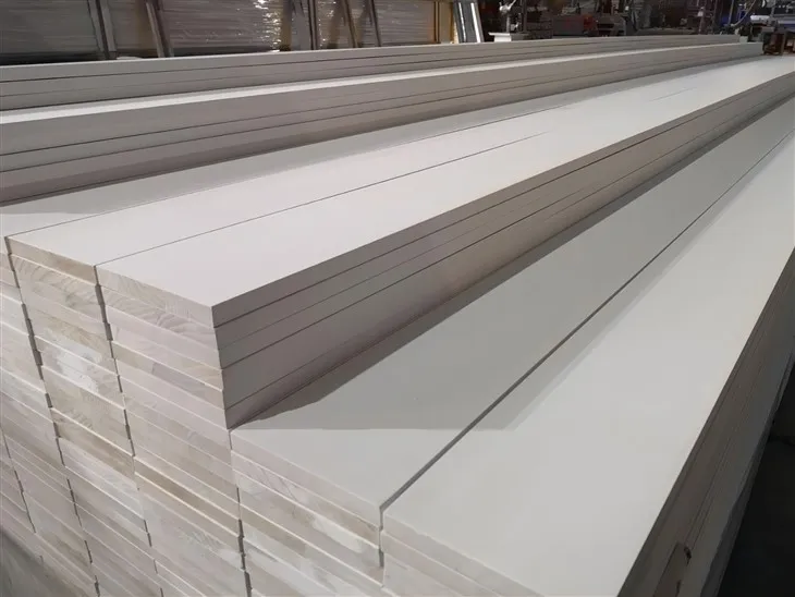 Primed FJ Pine S4S Square Trim Board