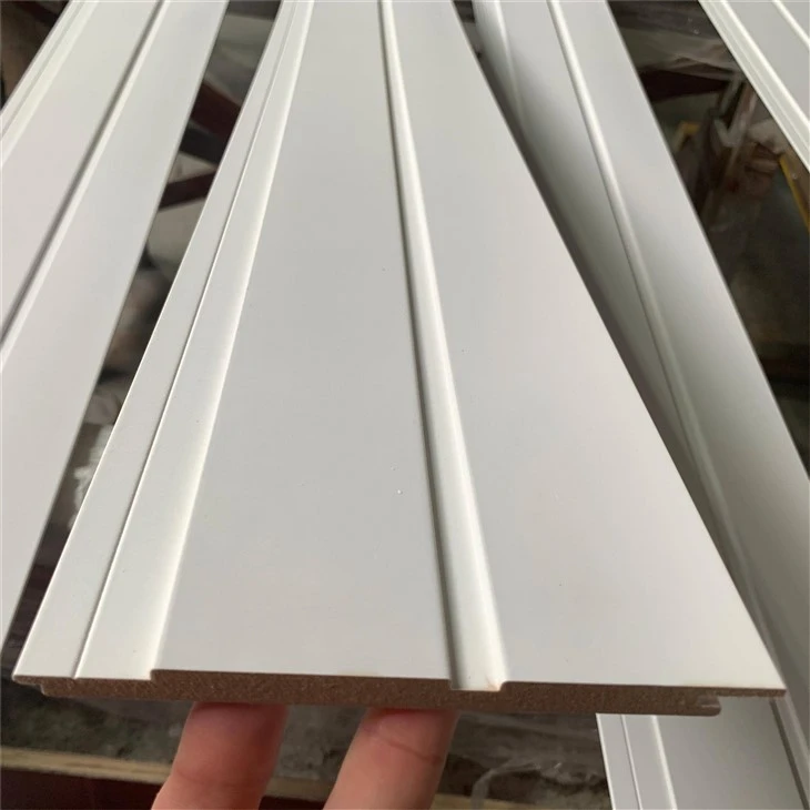 White Primed Engineered Wood MDF Panel Moulding